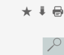 The search function of the Statistics New Zealand ANZSCO tool. The search function is a magnifying glass on the right hand side of the page. Users can hover over this button if on a PC, or select it if on a mobile device to bring up their previous search query.